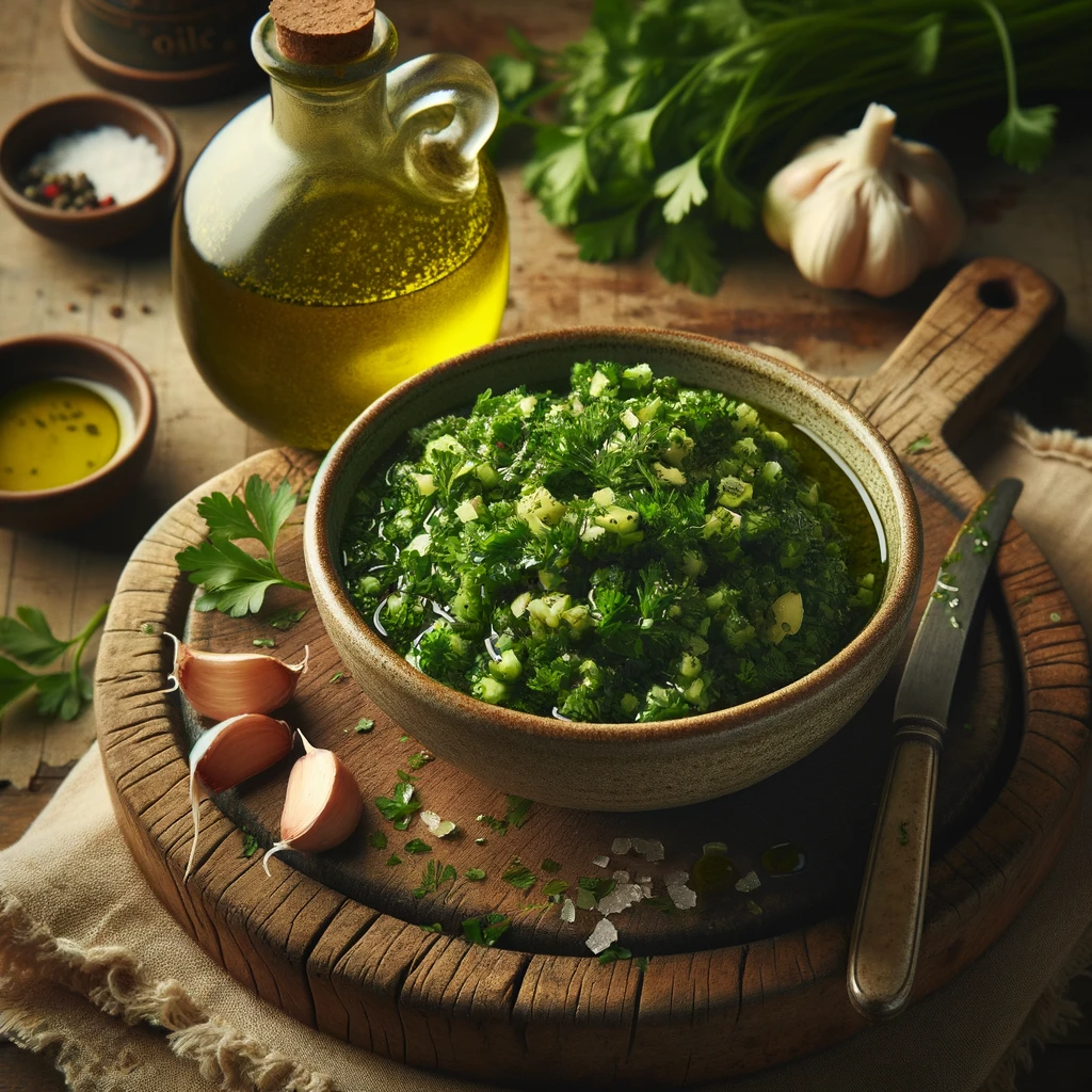 Persaillotte  French inspired parsley, shallot, garlic mix.